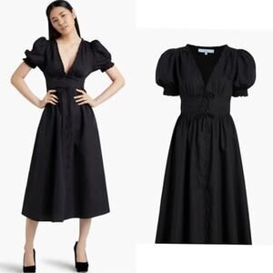 NWT Hill House | Sabrina The Sabrina Nap Dress
Black Dot Size Large